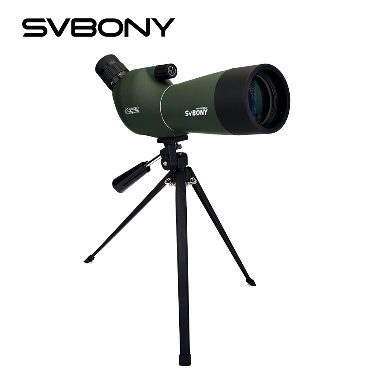 

SVBONY SV28 20-60X60 Spotting Scope Zoom Telescope Powerful Monocular Waterproof Long Range PORRO Prism for Hunting Shooting