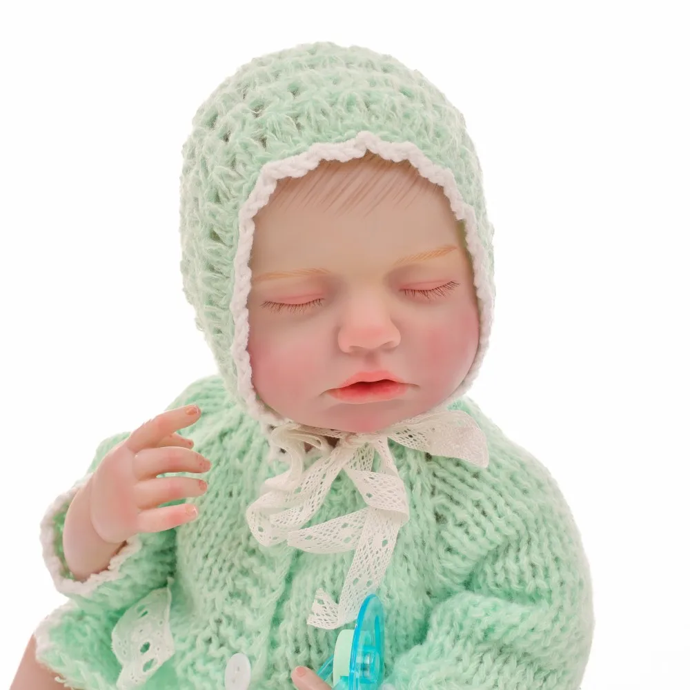 

Cloveray 20 inch Original Realistic Reborn Baby Doll Full Body Vinyl Doll Super Cute High Quality Handmade Toy Kid Birthday Gift