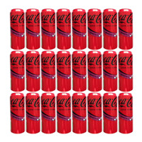 24x COCA-COLA Zero carbonated drink 0.33L can narrow