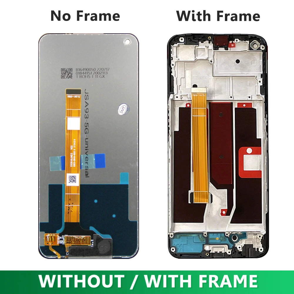 6.5\'\' For OPPO A74 5G CPH2197 CPH2263 LCD Display Touch Screen Digitizer Assembly Replacement For OPPO A74 5G LCD