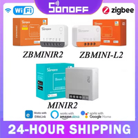 SONOFF MINI R2 / ZBMINIR2 / ZBMINI-L2 Voice Control MINI Switch Zigbee / WiFi Smart Switch Work With Alexa eWelink Google Home