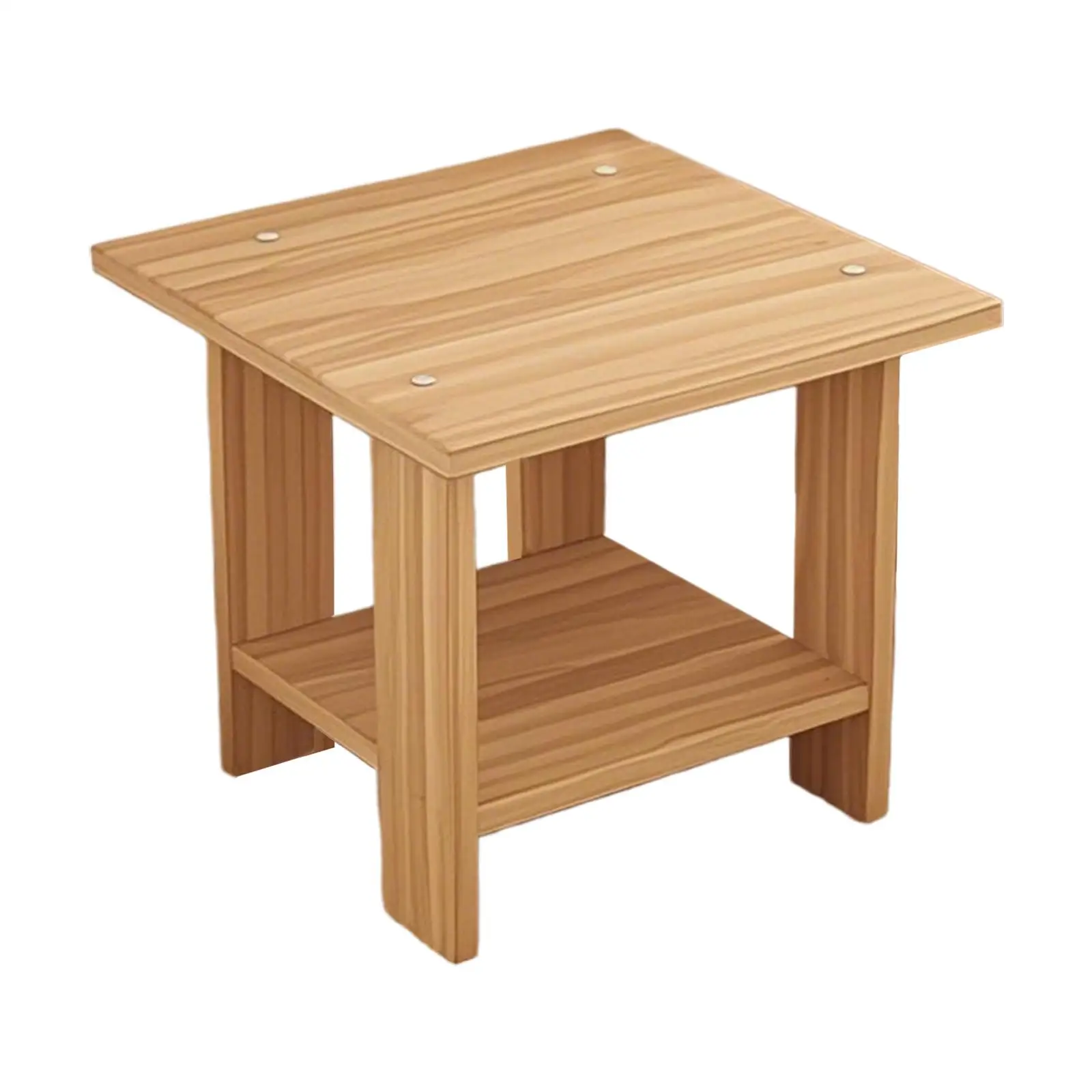 طاولة خشبية مزدوجة الطبقات بجانب السرير، منضدة صلبة بسيطة، طاولة ليلية لأريكة الطاولة، طاولة جانبية، غرفة المعيشة المنزلية، أثاث غرفة النوم