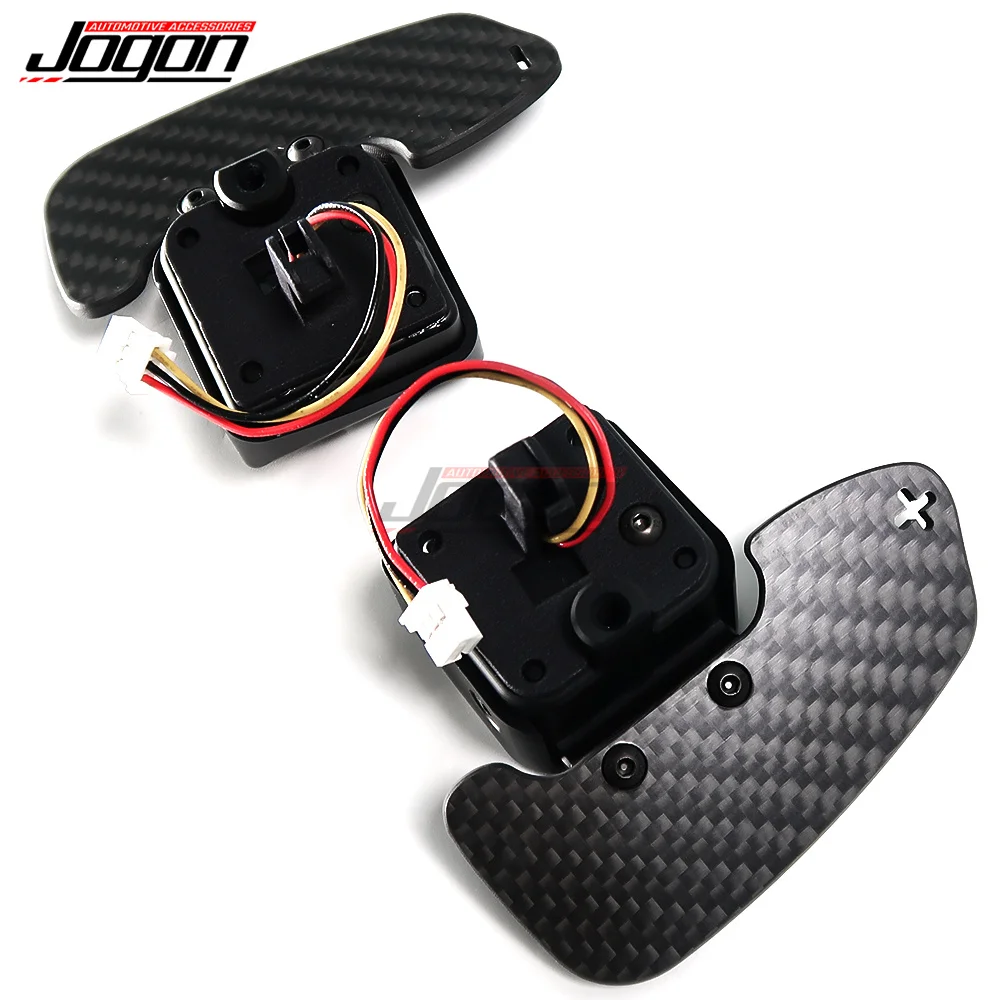 자동차 스티어링 휠 마그네틱 패들 시프터, 탄소 섬유, 아우디 A4 B9 A3 A6 C8 A6L Q6 Q7 A7 A7L A8L S6 S7 S8L RS6 RS7 TT