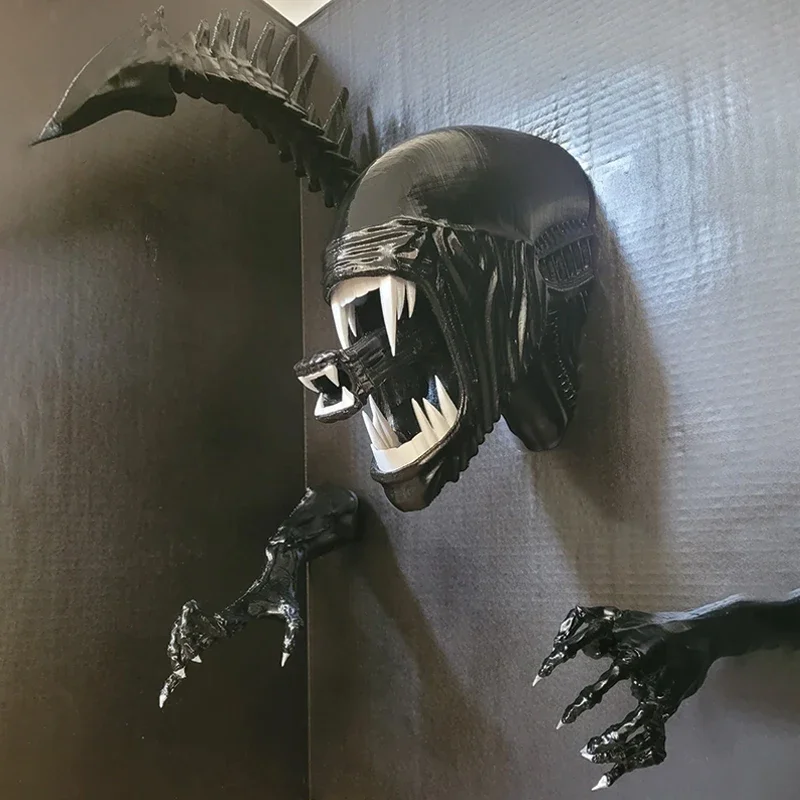 Lofytain Alien Xenomoprh Wand kunst Skulptur Statue Horror Alien Raubtier Sci-Fi Monster Bestien