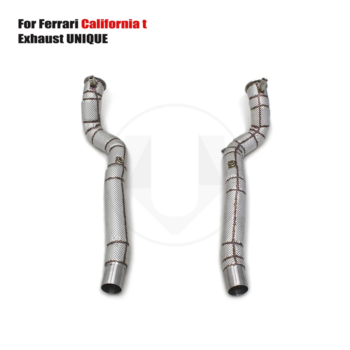 

UNIQUE For 2009-2015 Ferrari California t 3.9T With insulator downpipe With cat/without cat exhaust pipe