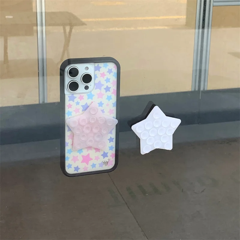 Wildflower Star Suction Cup Silicone Mobile Phone Holder Strong Multi-functional Surface Sticker Bathroom Phone Case Cup Bracket - náhled 4