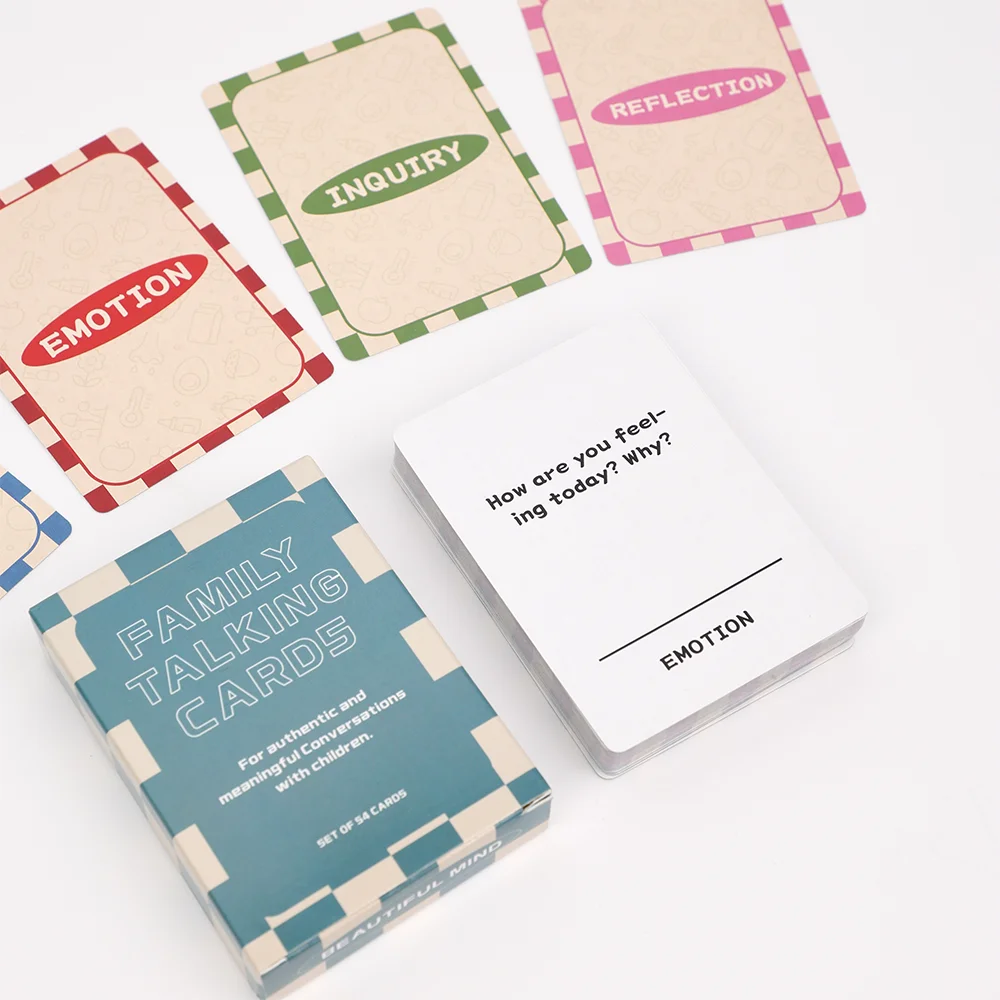 

1/2 шт., карты для семейных разговоров, карточные игры для всей семьи, повышение эмоционального подключения и снятие стресса