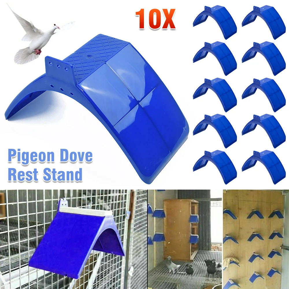 10pcs Birds Dove Pigeon Rest Stand Frame Dwelling Roost Perches Birds Rest Stand