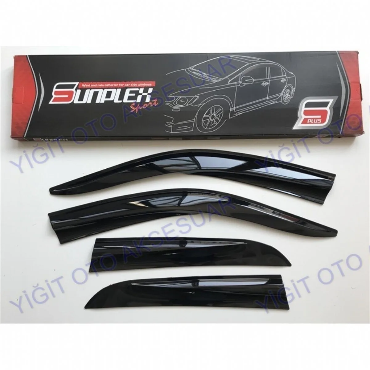 For FIAT PALIO  Rain Wind Deflector 1997-2012 Sunshade Curtains Car Windshield Auto Accessory Universal Spilitter Mud Flaps