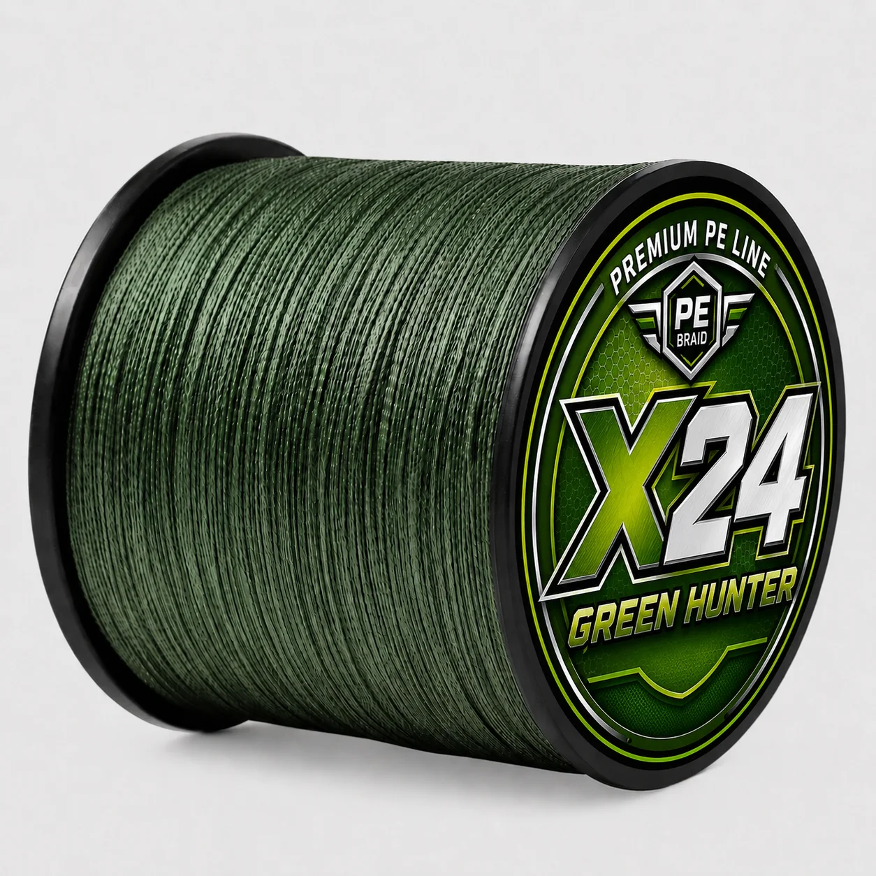 500M X24 PE Braided Fishing Line Green 24 Strands Super Strong Smooth Casting Multifilament Fishing Wire Fishing Accessories