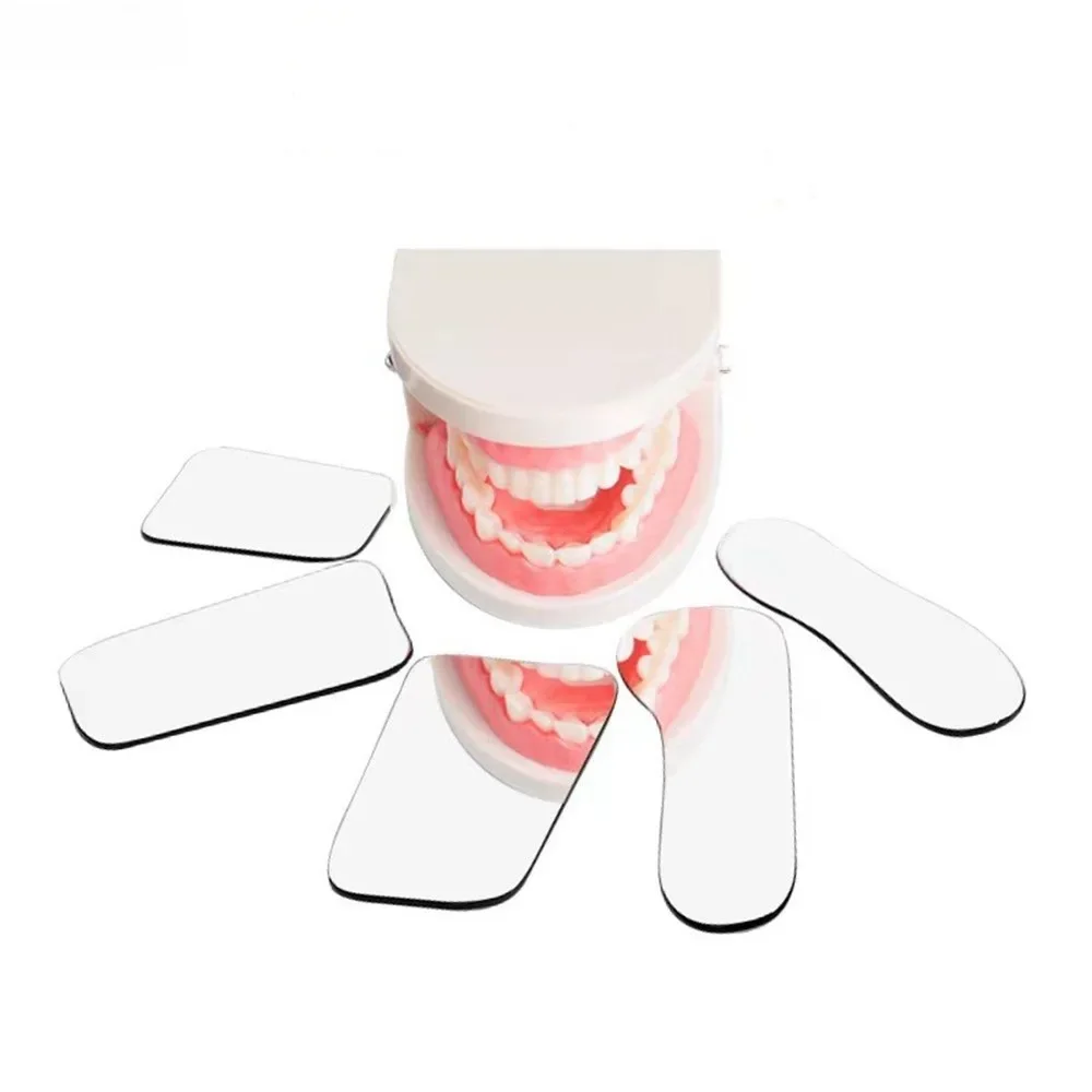 1PC Dental ortodontyczne lustro fotograficzne dwustronne lustra materiał stomatologiczny reflektor wewnątrz jamy ustnej — zdjęcie 2