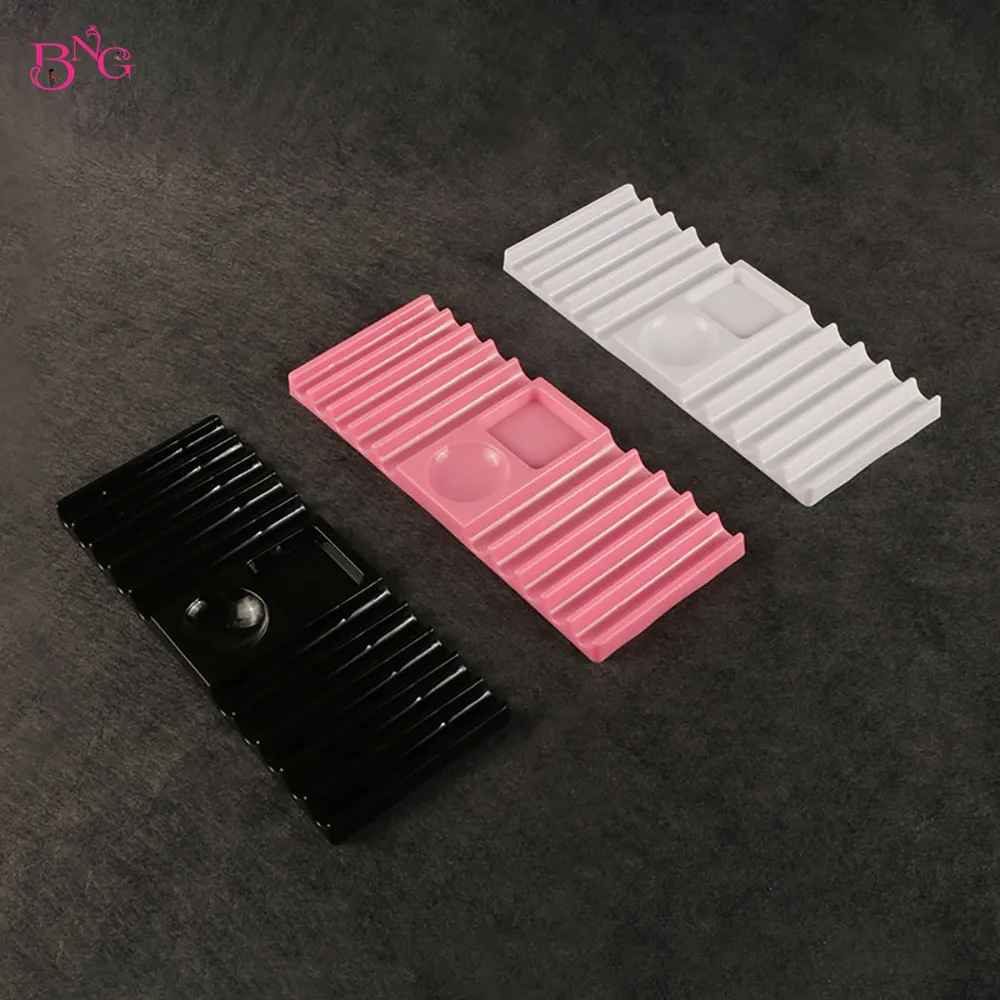 BNG Dual Form Holder Plastic Pen Stand for Nail Art Tools Nail Brush Holder Storage Nail Extension Molds Holder