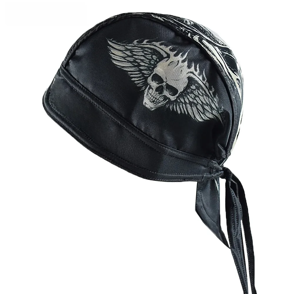 AliExpress NONE Summer Quick-Dry Motorcycle Headscarf Pirate Style Punk Moto Sports Cycling Balaclava Retro Motorbike Riding Hood Headgear