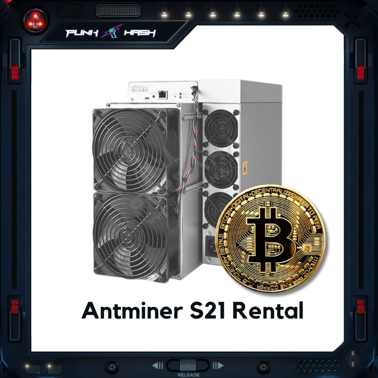 Wynajem ASIC Miner Bitmain Antminer BTC Miner S21 200Th/s Hashrate 3500W ASIC BTC BCH Miner S19 Pro Hydro Bitcoin Miner