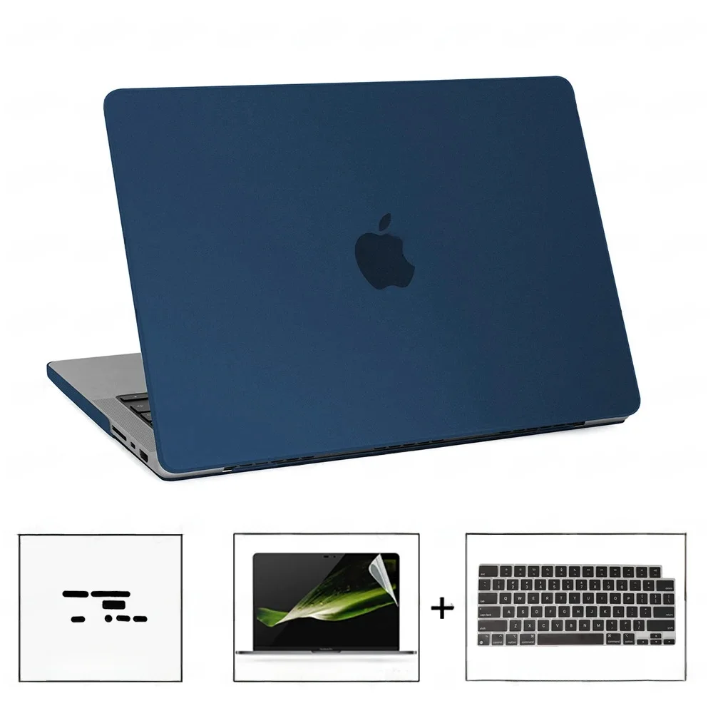 Etui na laptopa do MacBook Pro 14 2026 Model A3426, ultracienkie etui, zatyczka przeciwkurzowa, folia na ekran i osłona klawiatury M5 Max Pro 14 A3427 — zdjęcie 2