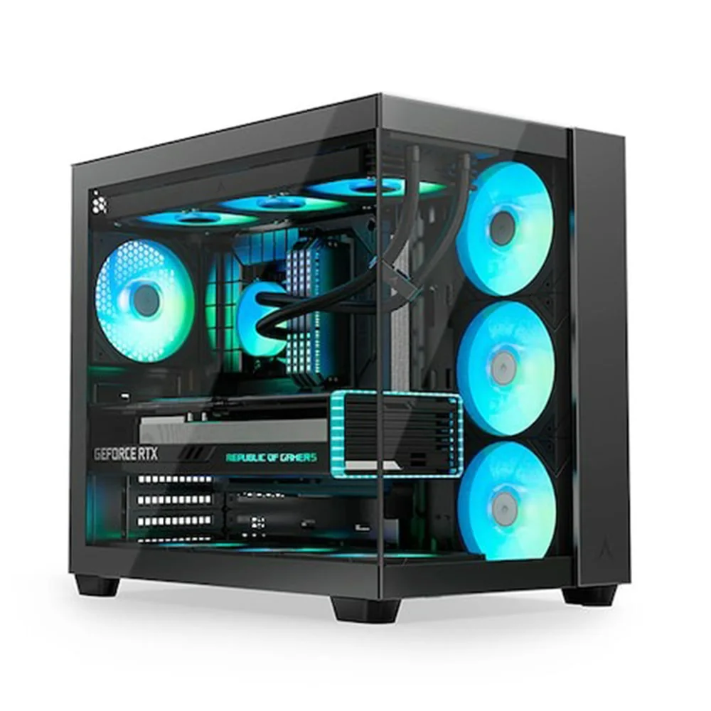 HIT ABKO UD50 Blue Wale ARGB BTF (Black) /PC Case/MID Tower/Domestic genuine/Domestic shipping