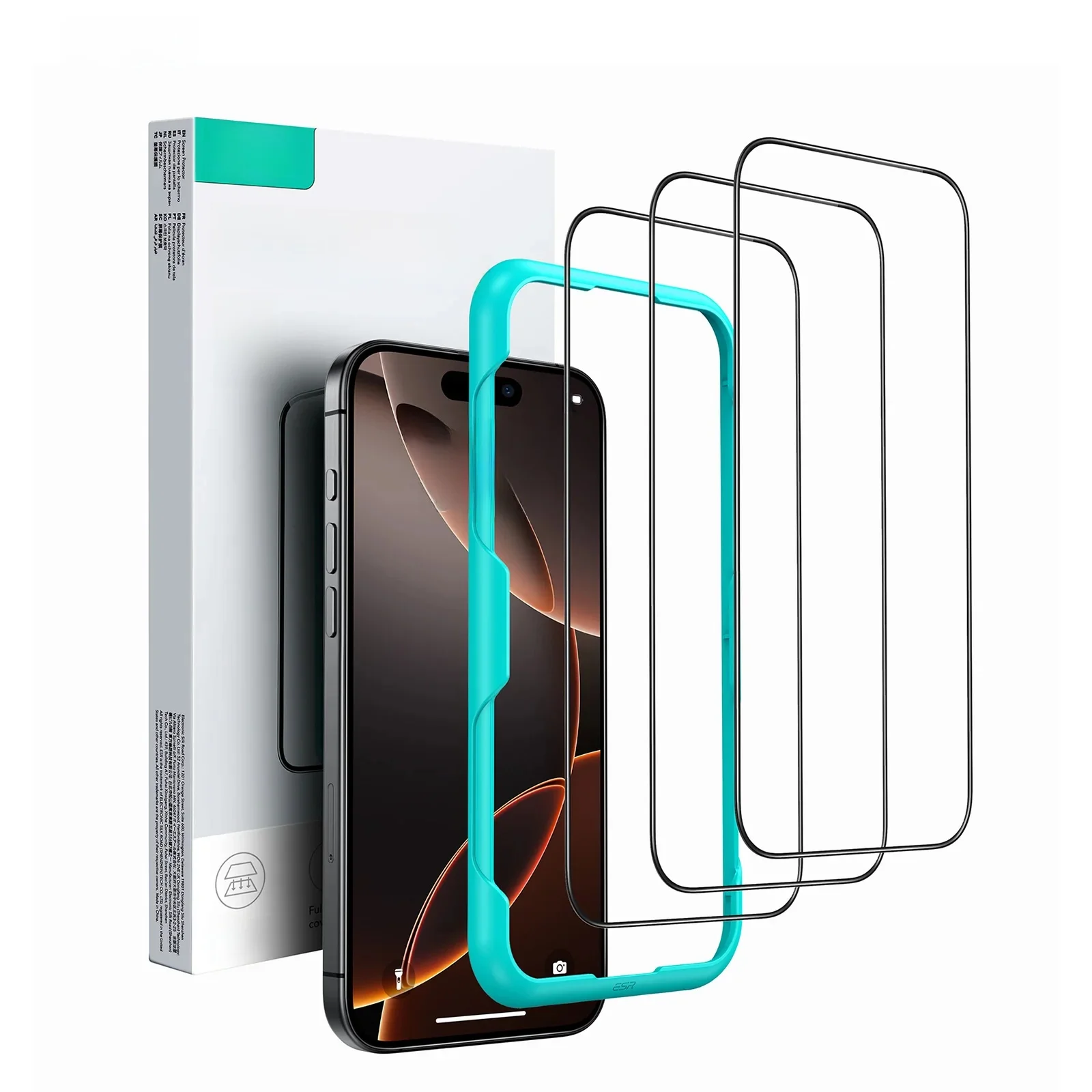 Szkło Hartowane ESR na Ekran iPhone 13/14/15/16/17 Pro Max HD Przezroczyste Anty-szpiegowskie Mocne Szkło Ochronne na iPhone 17 Air & 16/15 Plus & 16e — zdjęcie produktu 7
