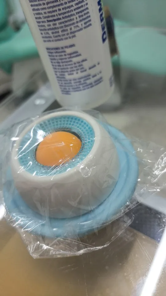 Customer review photo for Pet Lick Bowl with Rolling Ball Slow Feeder