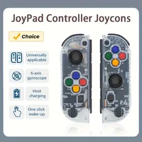 Control Inalámbrico Joy-Con para Switch con Doble Vibración, Joystick y Gamepad para Consolas de Videojuegos Switch, Accesorio