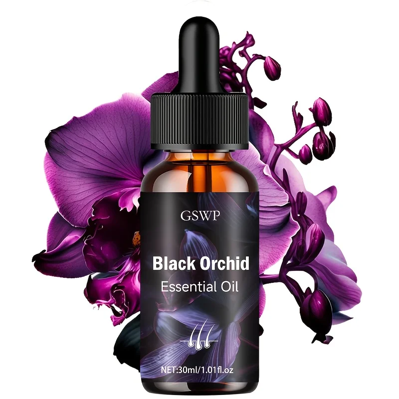 Aceite Esencial de Orquídea Negra GSWP - Hidrata Profundamente la Piel, Sin Alcohol, Fragancia Duradera, Apto para el Rostro 30ml/60ml