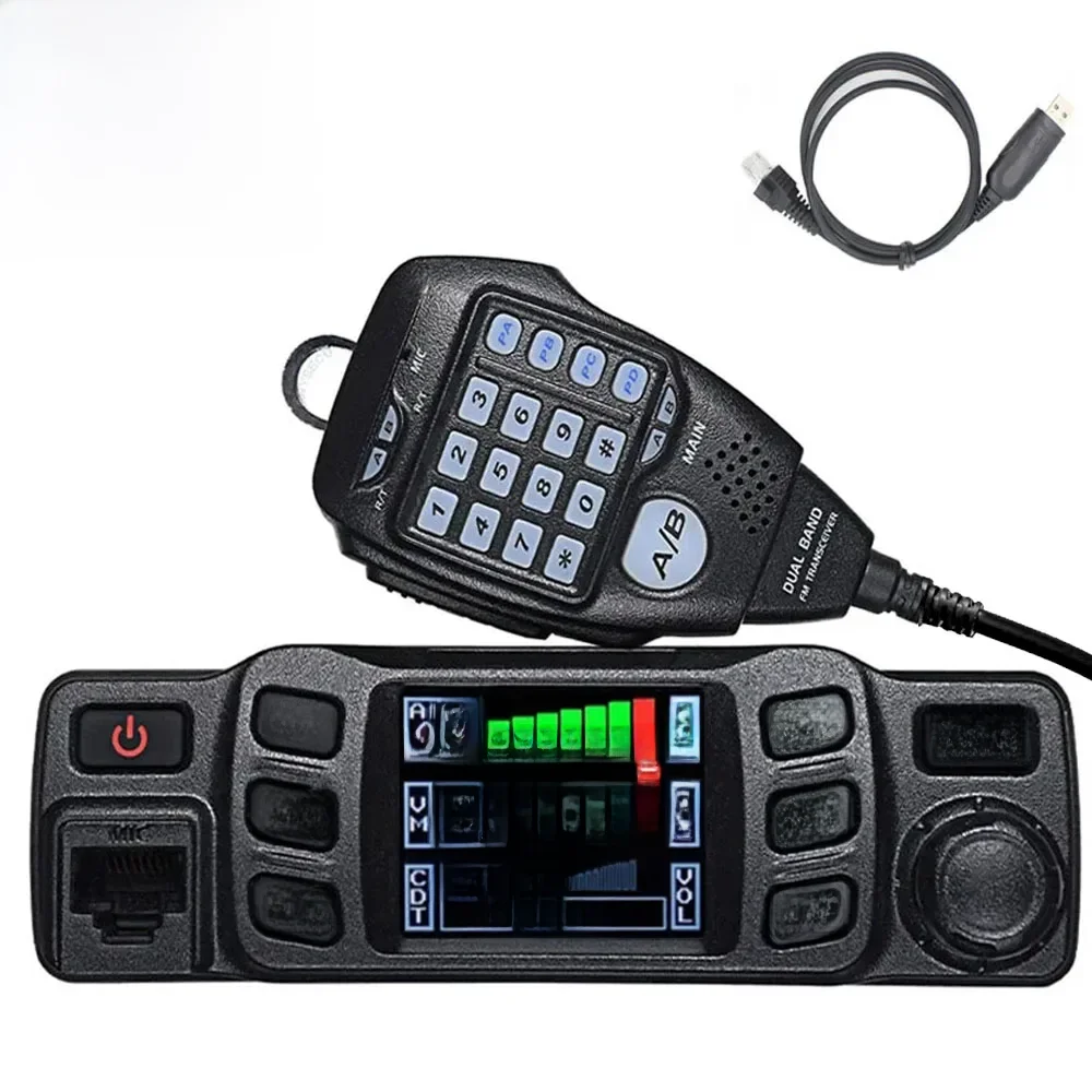 AnyTone AT-778UV 25W Dwuzakresowe Radio Amatorskie 136-174 & 400-480MHz 200 Kanałów Walkie Talkie VOX Radio Mobilne — zdjęcie produktu 7