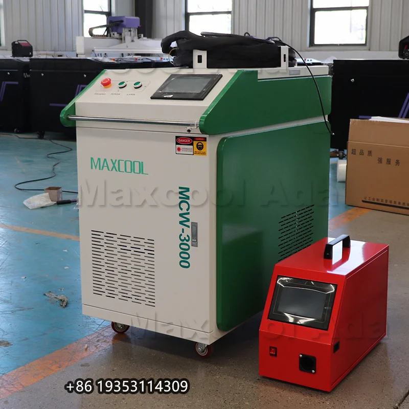 Industrial 3000W Fiber Laser Welder Cleaner Cutter, Auto Feeding, RelFar/Au3tech System, Origin Certificate Support