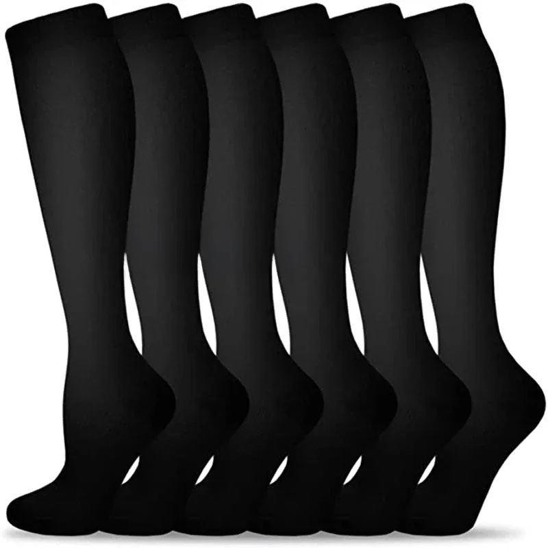 AliExpress Running Men Women New Compression Socks Sports Golfs High Tube Socks For Varicose Veins Cycling Football Flight Travel Medias