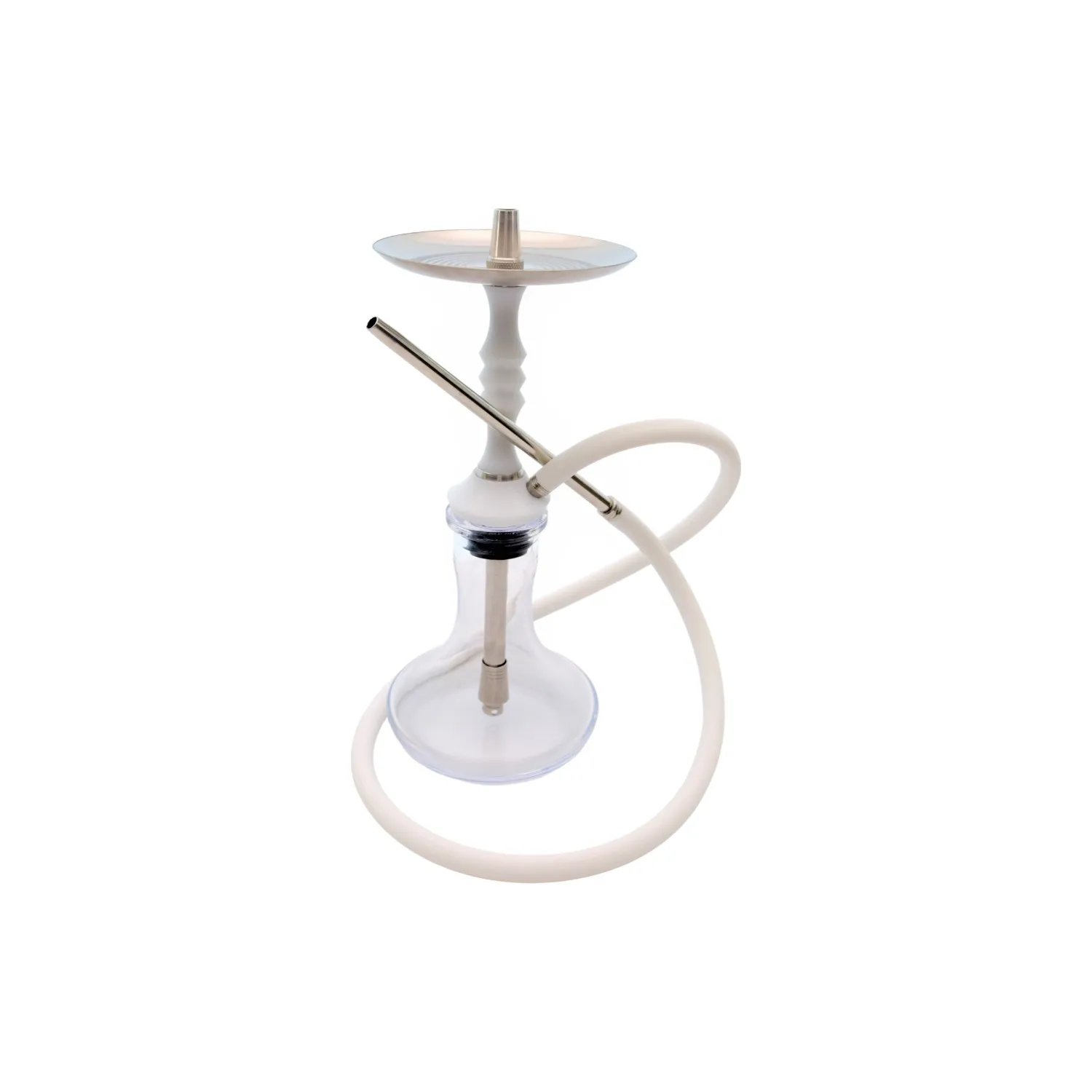 Hookah Store Hug Galaxy Mini White Steel Hookah Set Comfortable Smoking Hookah Discharge from the Hub