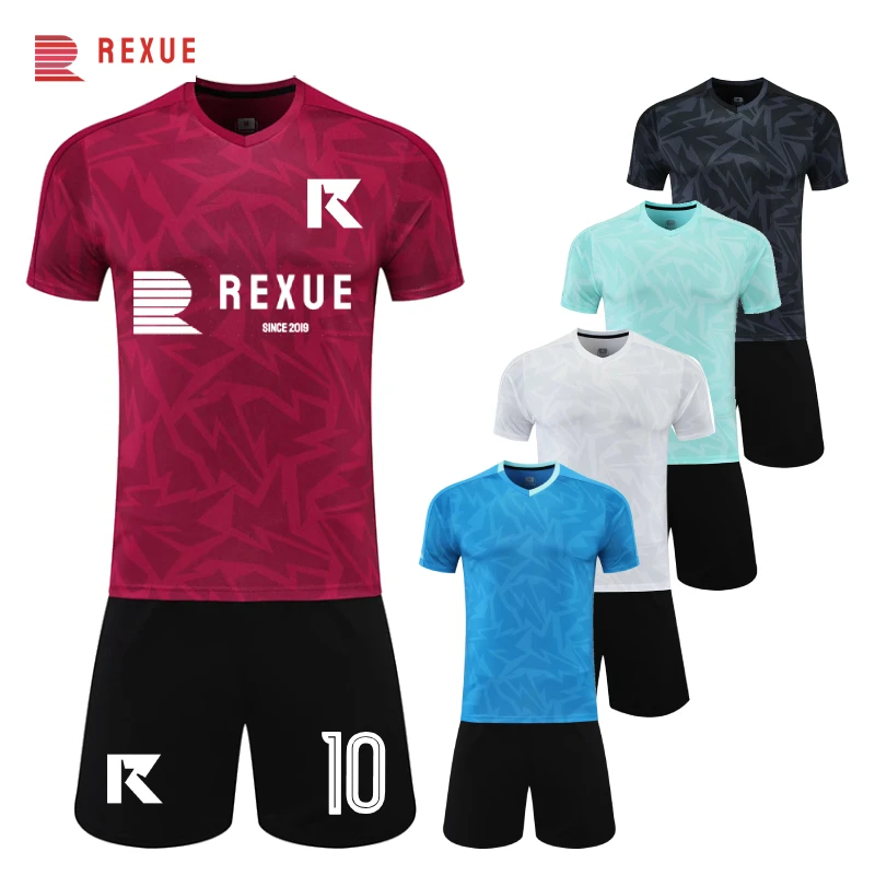 Kids Men Football Jersey Sets DIY Personalized Custom 23/24 Team Club Match Training Soccer Uniform Outfit 2 Piece Sports Suits