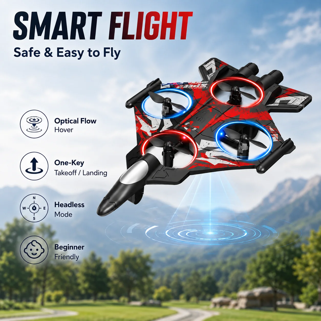 RC-gevechtsvliegtuigdrone met - Drone Rc Fighter Jet recensie en prijs