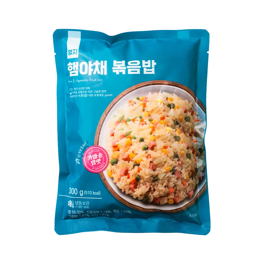 طقم مزيج أرز مقلي بالإبهام ، لحم خنزير وخضروات ، جمبري ، كيمتشي ، أخطبوط ، أرز مجمد للراحة ، 10 علب