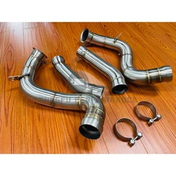 KUNGFU PERFORMANCE Exhaust C63 Downpipe For C63S AMG W205 M177 4.0T 2015+