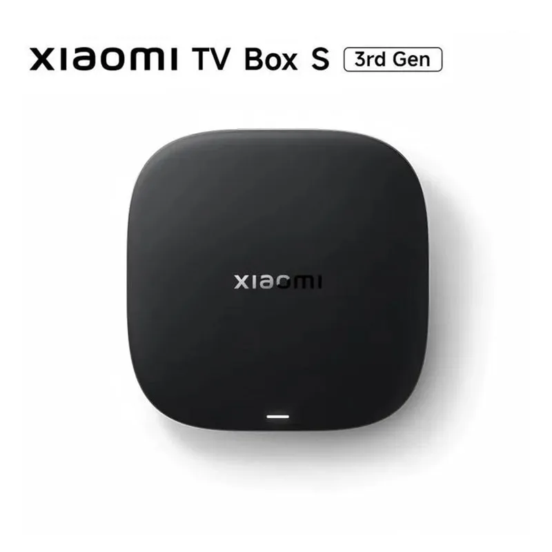Version ue Xiaomi TV Box S 3ème génération 4K Ultra HD Bluetooth 5.2 Wifi 6 32GB ROM Google TV Google Assistant lecteur multimédia intelligent