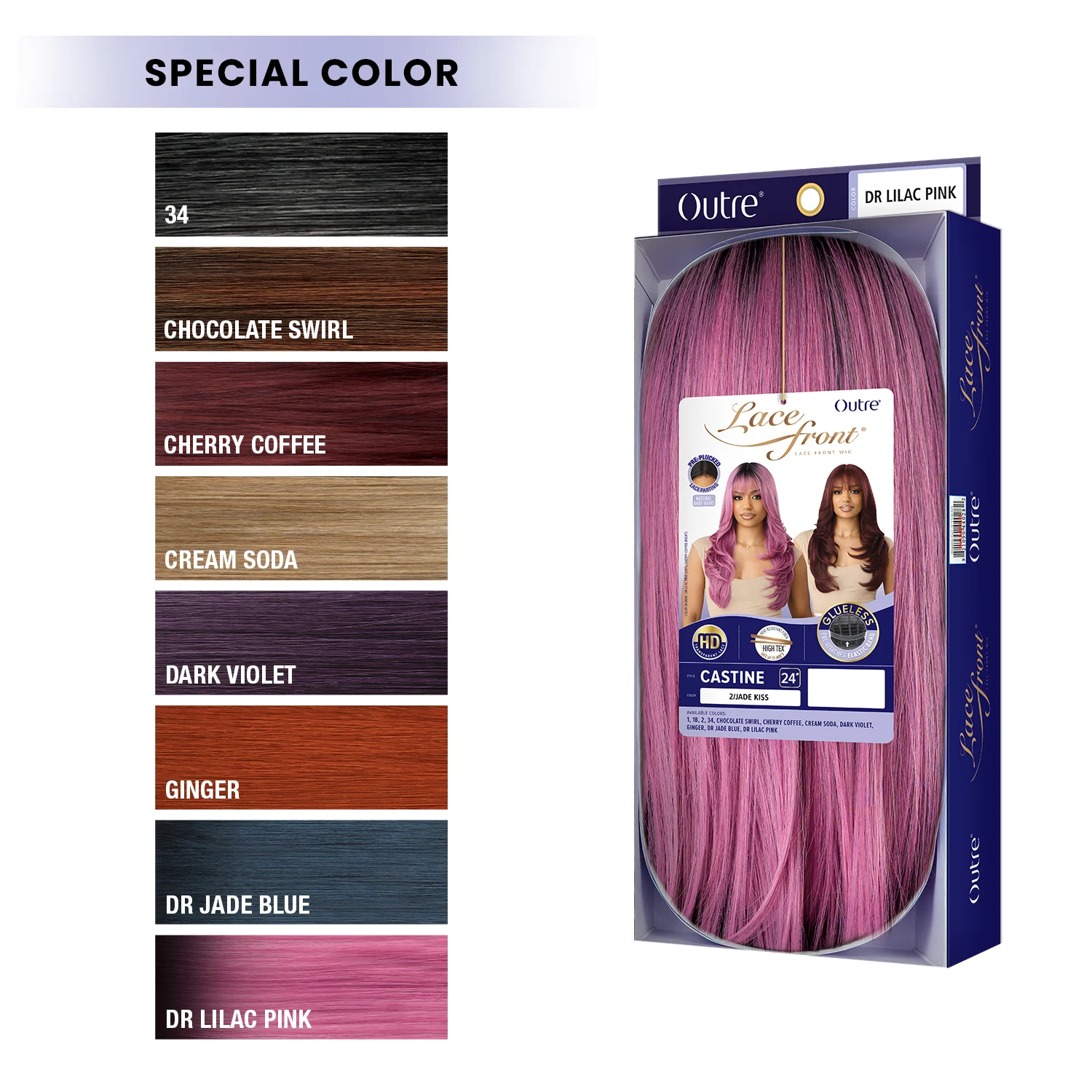 Outre HD Lace Front Synthetic Wig Glueless Castine