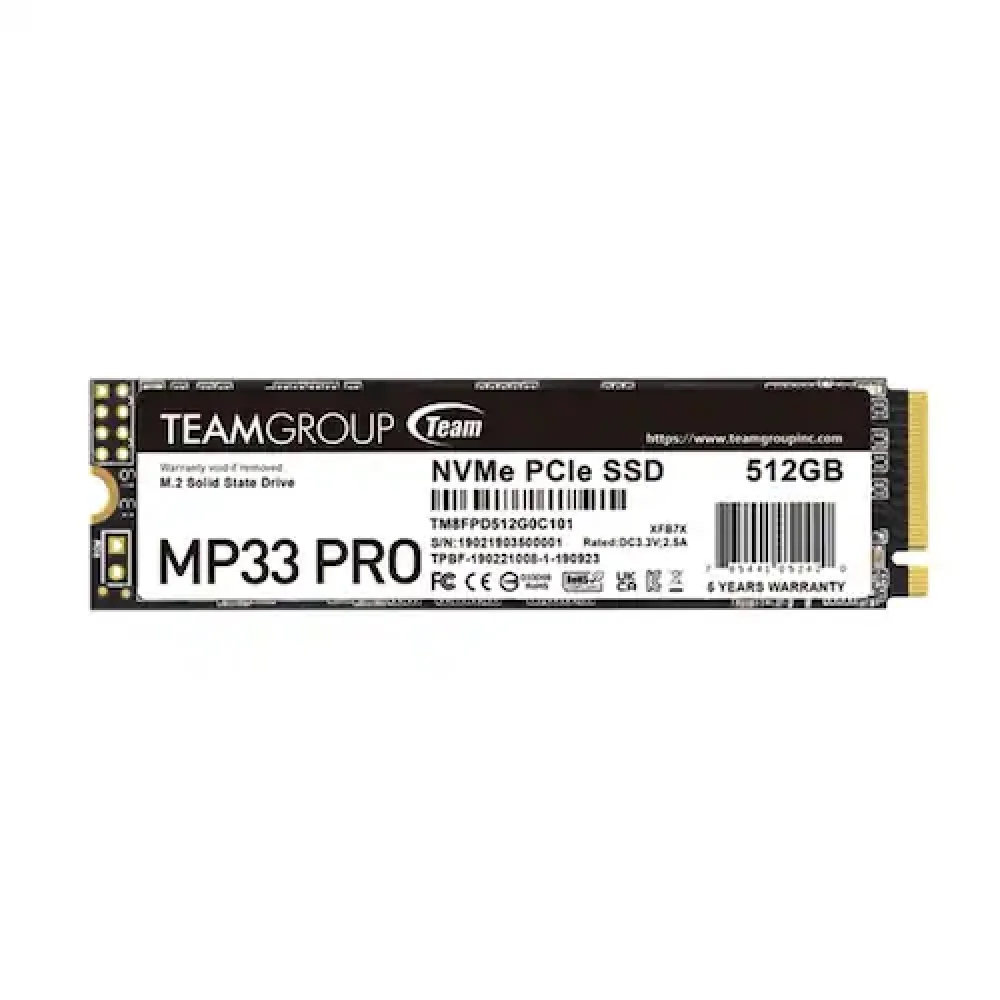 TeamGroup New MP33 PRO M.2 NVMe (512GB) Team Group built-in SSD