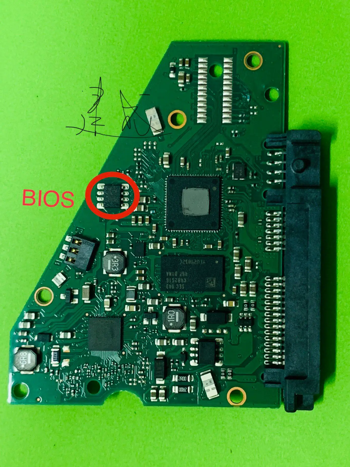 Imagem -03 - Pcb Hdd para Placa Lógica Seagate 100815597 Rev da f Rev g 3035 b 4tb 6tb 8tb Sata