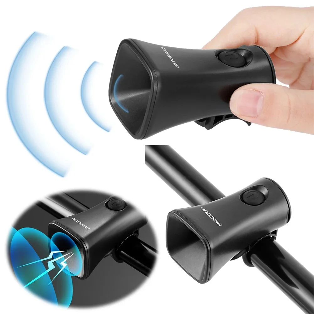 AliExpress NONE 120db Bike Electric Horn 5Sound Mode Warning Safety Bell Police Siren Bicycle Handlebar Alarm Ring Bell Scooter Bike Accessories