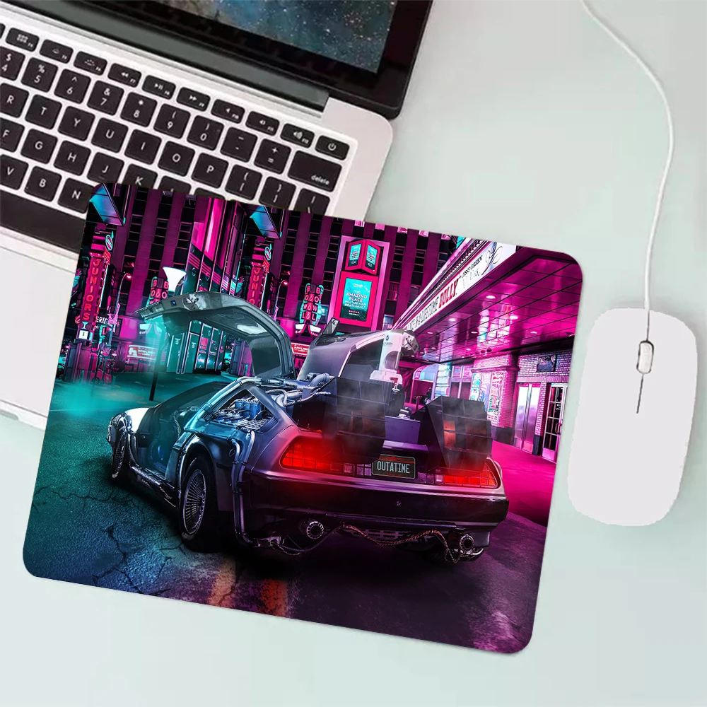 Back to The Future Small Gaming Mouse Pad PC Gamer Keyboard Mousepad Computer Mouse Mat Laptop Carpet Anime Mause pad Desk Mat