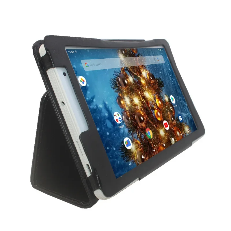 Tableta Google Play de 8 pulgadas, Android 11, Allwinner A133, PC de cuatro núcleos, 2GB + 32GB, 64 bits, 1280x800IPS, Netbook de regalo, Funda de cuero