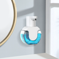 420ml Automatic Induction Foam Soap Dispenser Wall Mounted Rechargeable Touchless Hand Washer Household Bathroom Dispenser