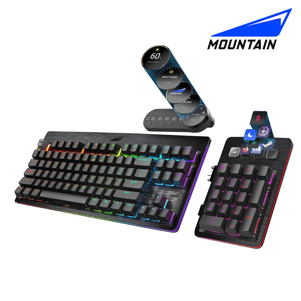 KOREAN Key Cap for genuine MOUNTAIN EVEREST MAX FE gaming keyboard Midnight Black Everest Max FE Gaming Keyboard Game Keyboard