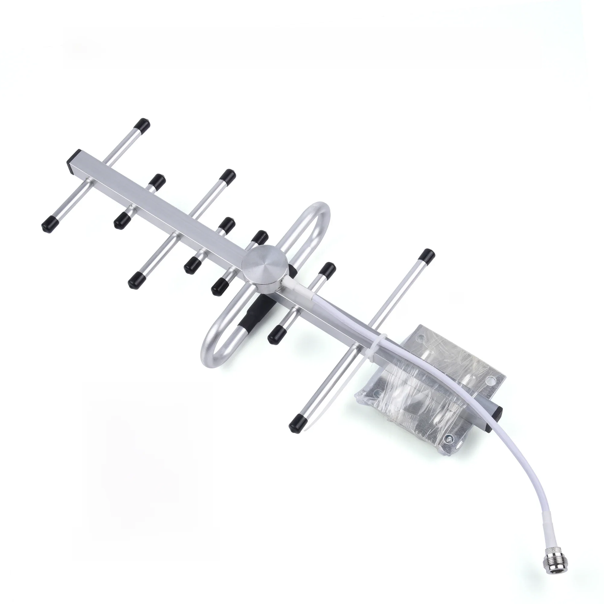 Zewnętrzna antena Yagi 2G/3G/4G LTE 10dBi 698-2700MHz z złączem N żeńskim i kablem koncentrycznym RG58 do urządzeń bezprzewodowych — zdjęcie produktu 7