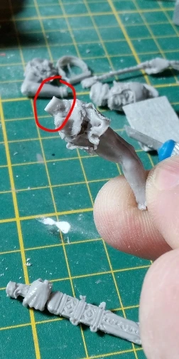 Buyer photo of this resin kit