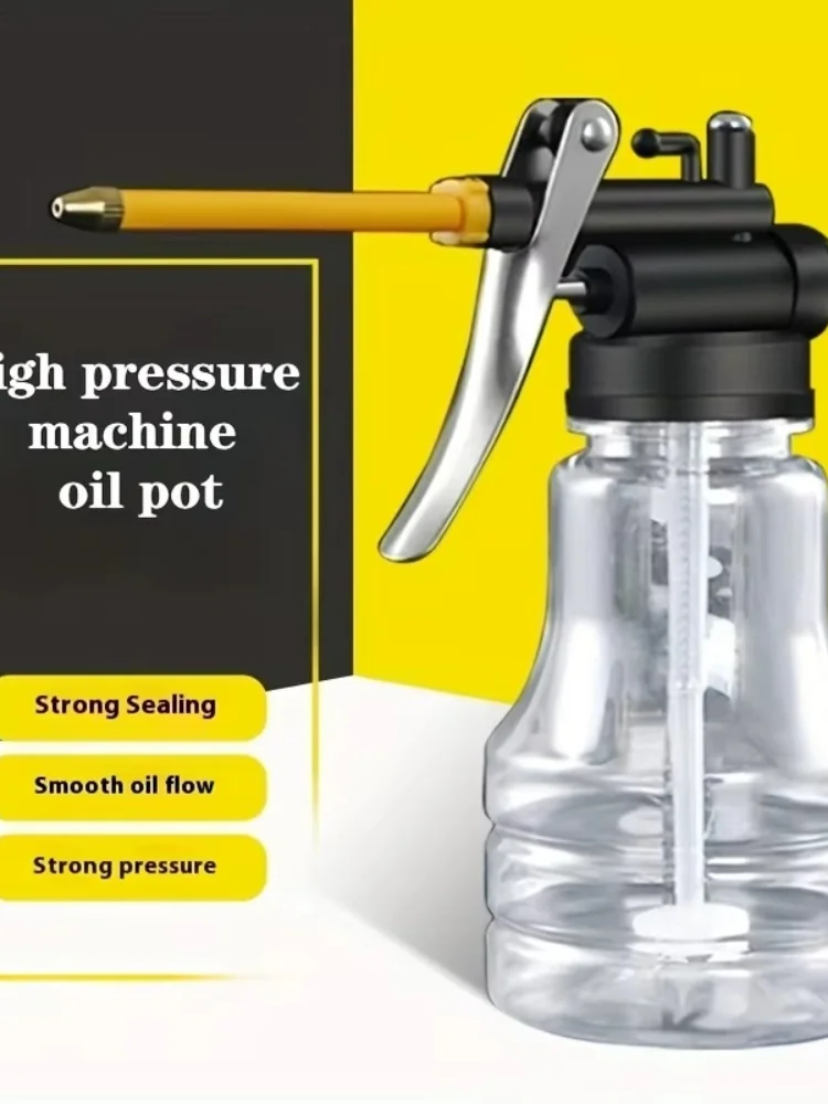 Botella dispensadora de aceite duradera – Aplicador de lubricante a prueba de fugas de 100 ml/250 ml con tubo flexible y punta de metal