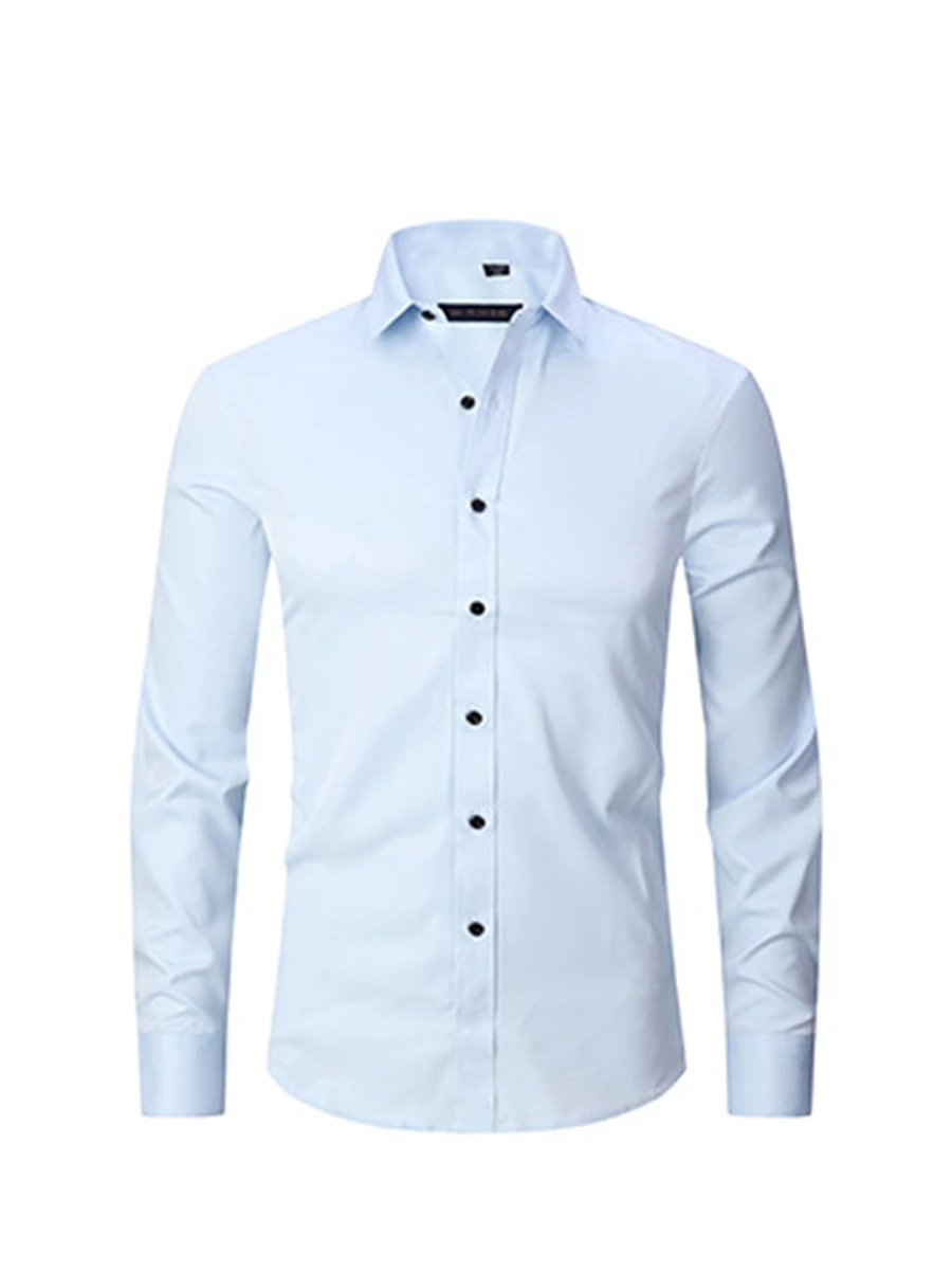 Men's 4-Way Stretch Shirt - Comfortable Fit Design for Business and Casual Occasions