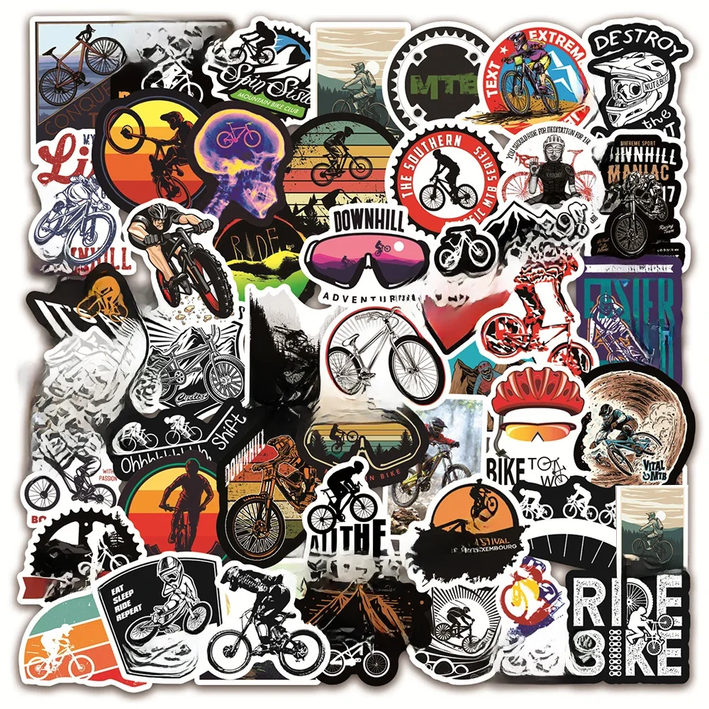 AliExpress 10/30/50/100PCS Mountain Bike MTB Graffiti Stickers Laptop Guitar Luggage Skateboard Car Waterproof