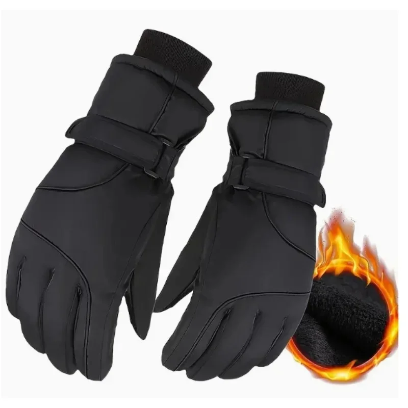 AliExpress NONE Winter Warm Snow Gloves Waterproof Ski Gloves Thermal Touch Screen Gloves Sport Cycling Gloves Outdoor Warm Motorcycle Gloves