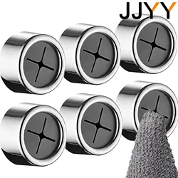 JJYY Non Punching Dishwashing Cloth Storage Clip Dishcloth Clip Kitchen Household Gloves Hook Towel Rack Hole Clip Wall