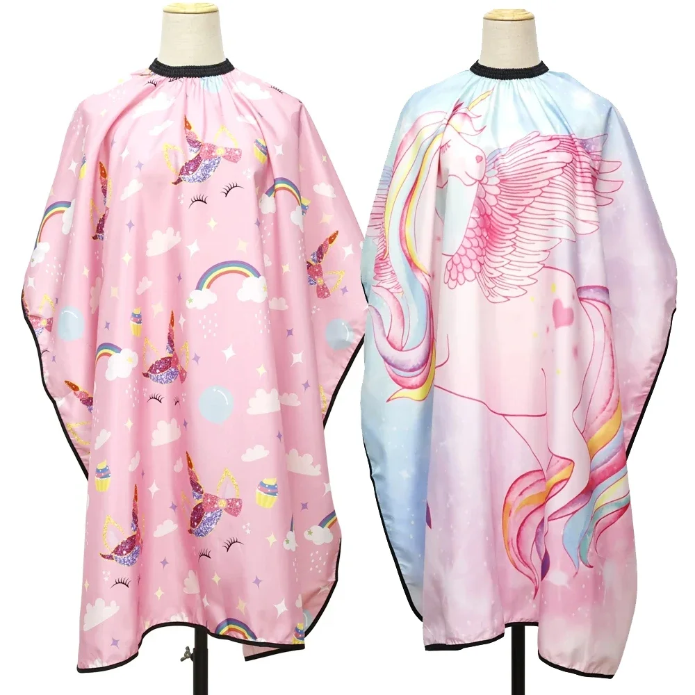 Süße Kinder Friseur Cape Kinder Cartoon Muster Haarschnitt Cape Barbershop Haarschnitt Styling Kleid