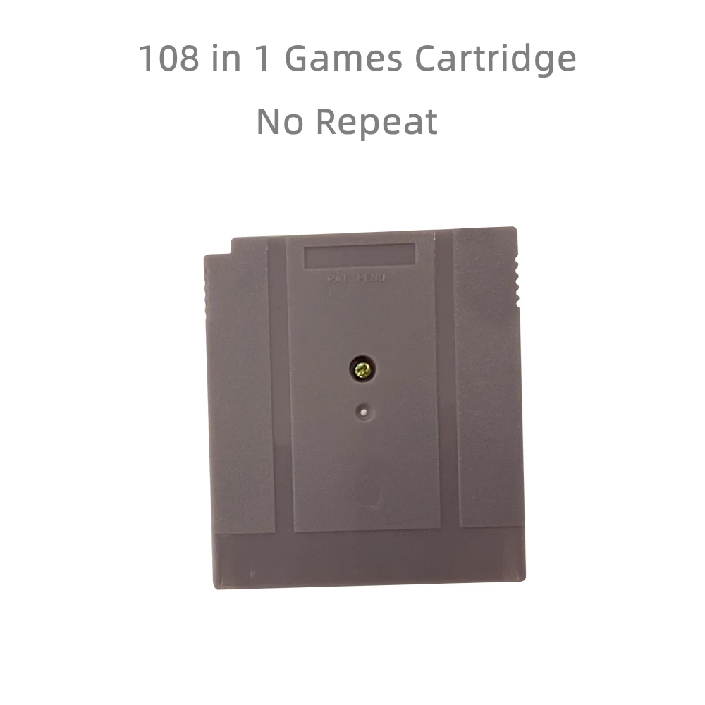 No Repeat 108 in 1 Game Cartridge for GBC for GBA SP For GBM retro game console